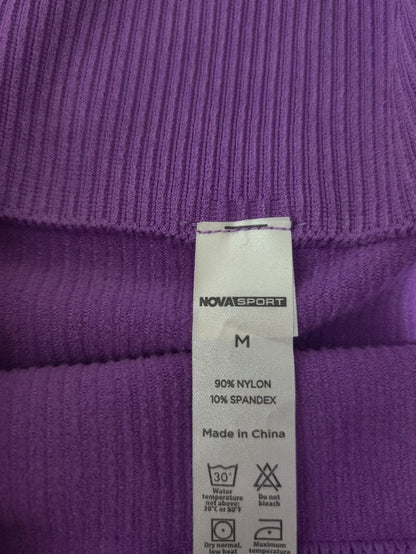 Nova Fashion Women Purple Sport Tights