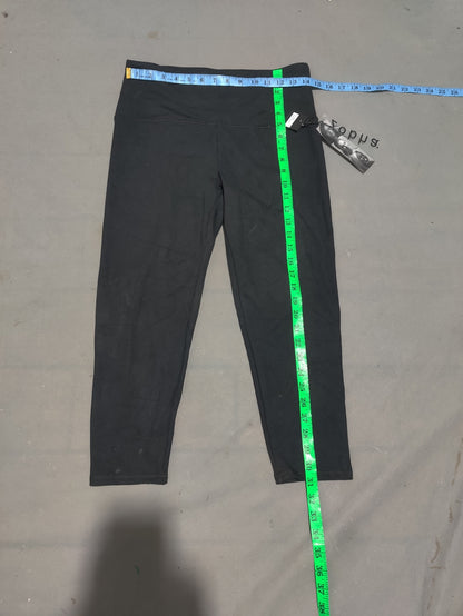 Zobha Women Black Sport Tights