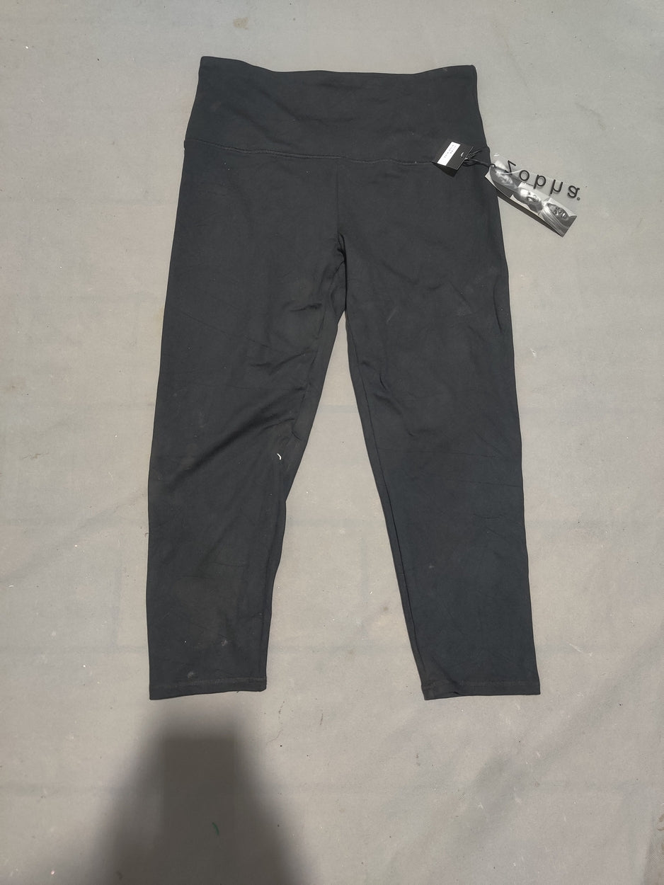 Zobha Women Black Sport Tights