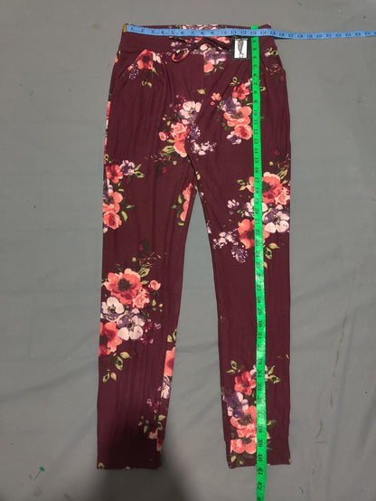Lildy Women Maroon Sport Tights