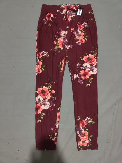 Lildy Women Maroon Sport Tights
