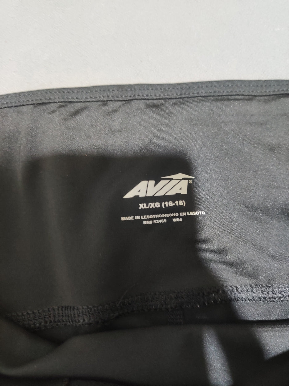 Avia Women Black Sport Tights