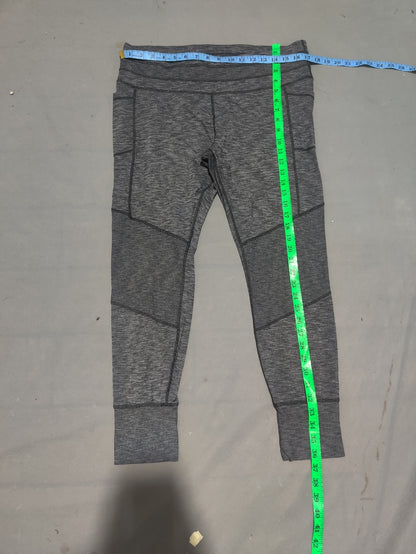Athleta Women Gray Sport Tights