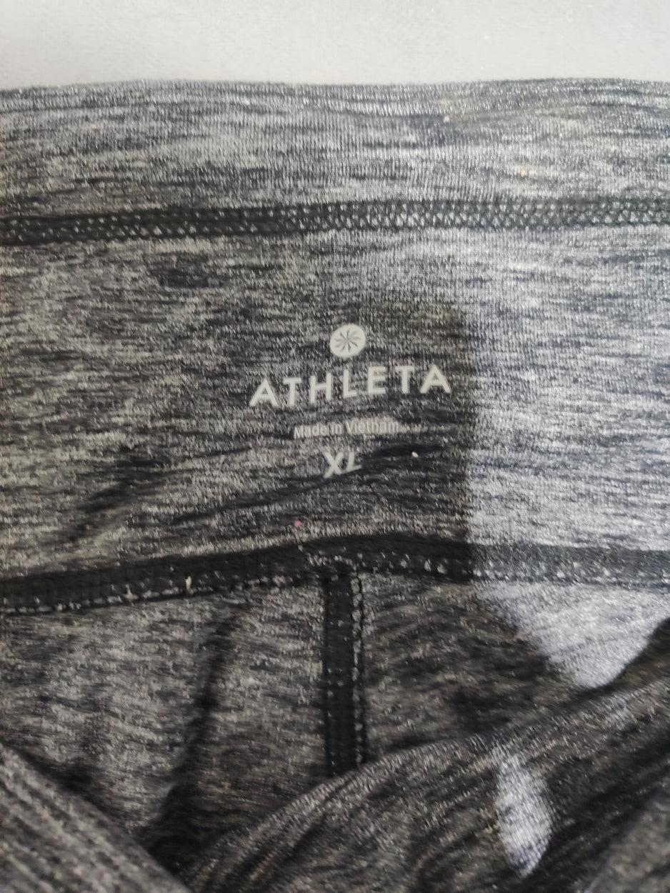 Athleta Women Gray Sport Tights