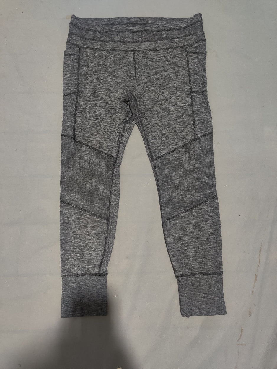 Athleta Women Gray Sport Tights
