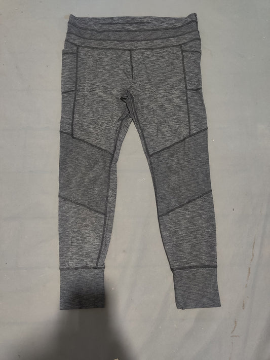 Athleta Women Gray Sport Tights