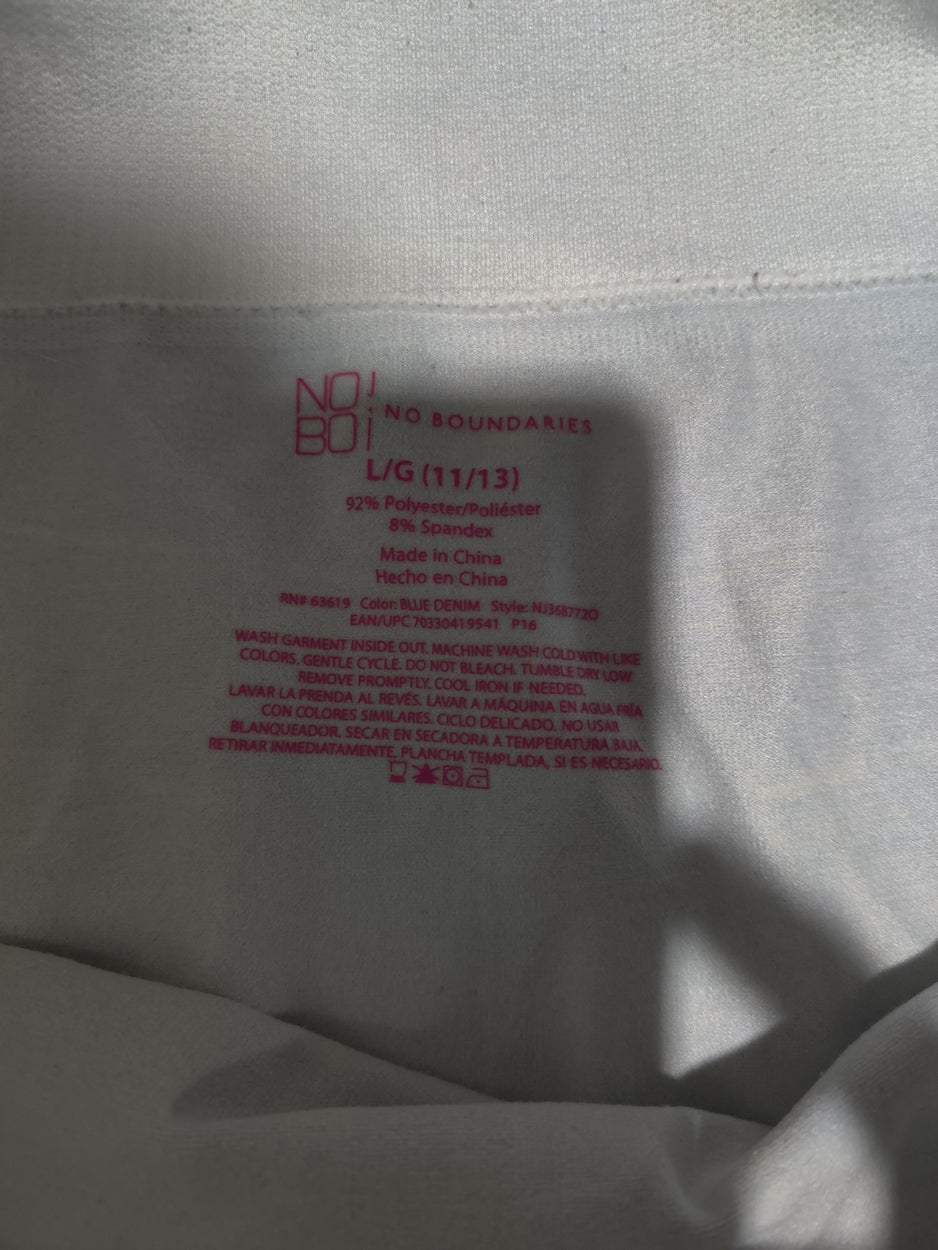 No Boundaries Women Blue Sport Tights