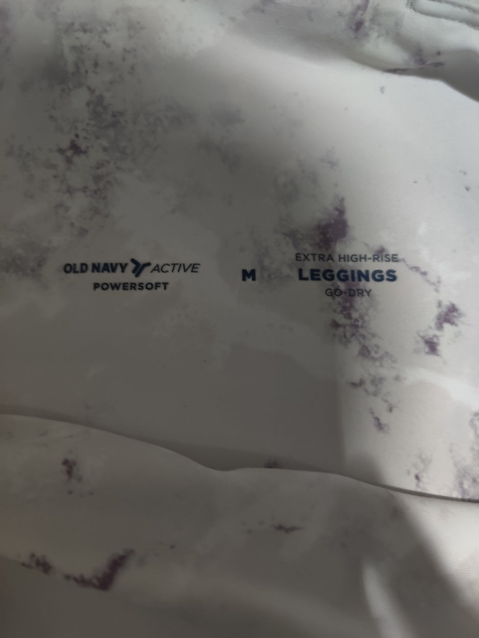 Old Navy Women White Sport Tights