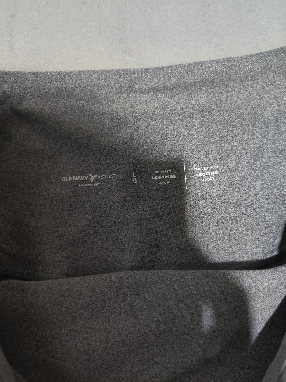 Old Navy Women Gray Sport Tights