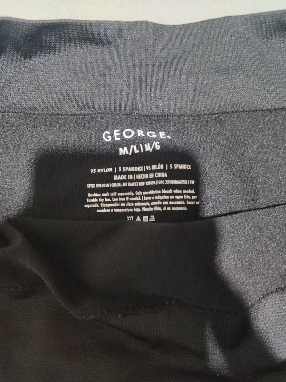 George Women Black Sport Tights