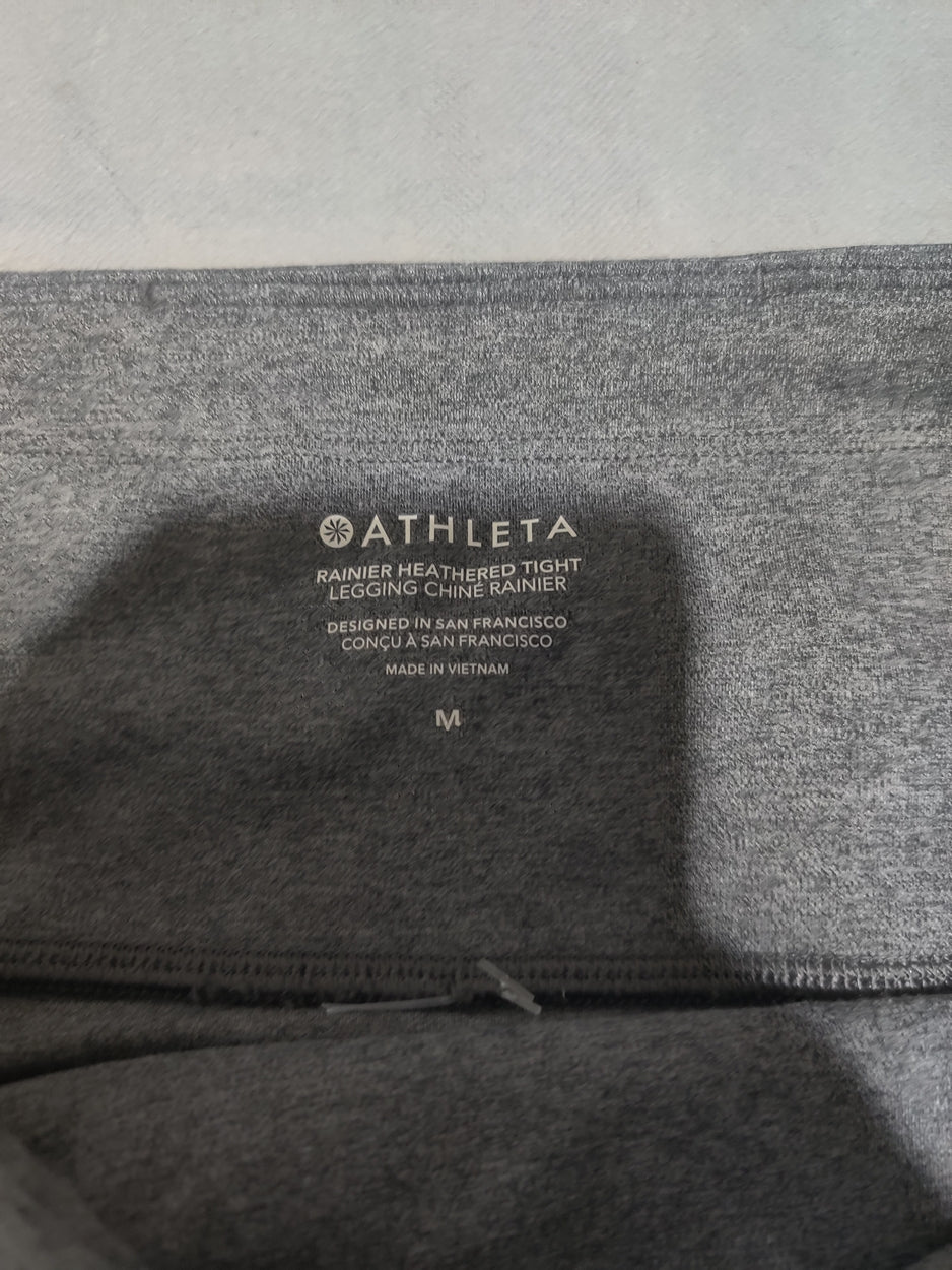 Athleta Women Gray Sport Tights