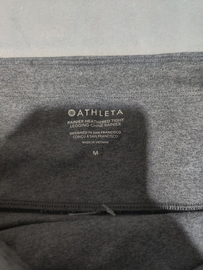 Athleta Women Gray Sport Tights