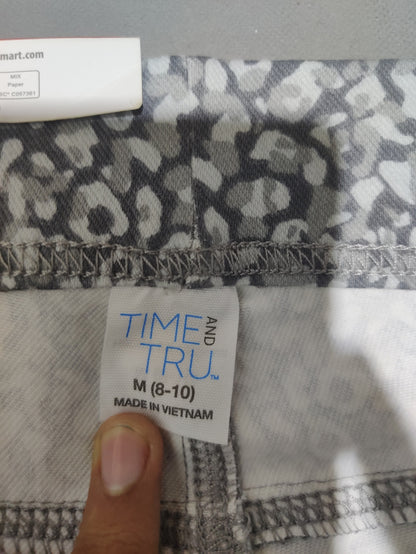 Time And Tru Women Gray Sport Tights