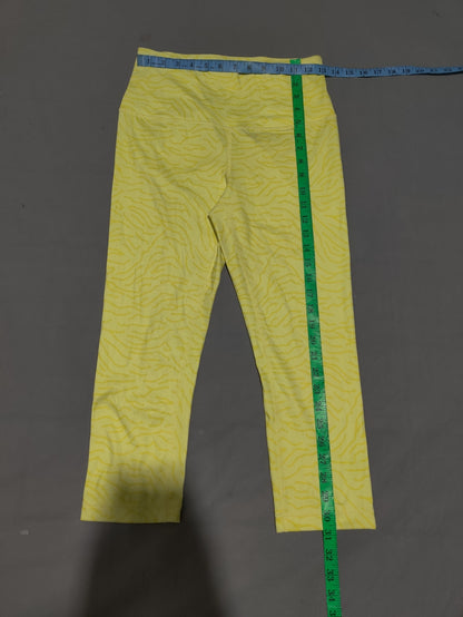 Athletic Works Yellow Sport Tights
