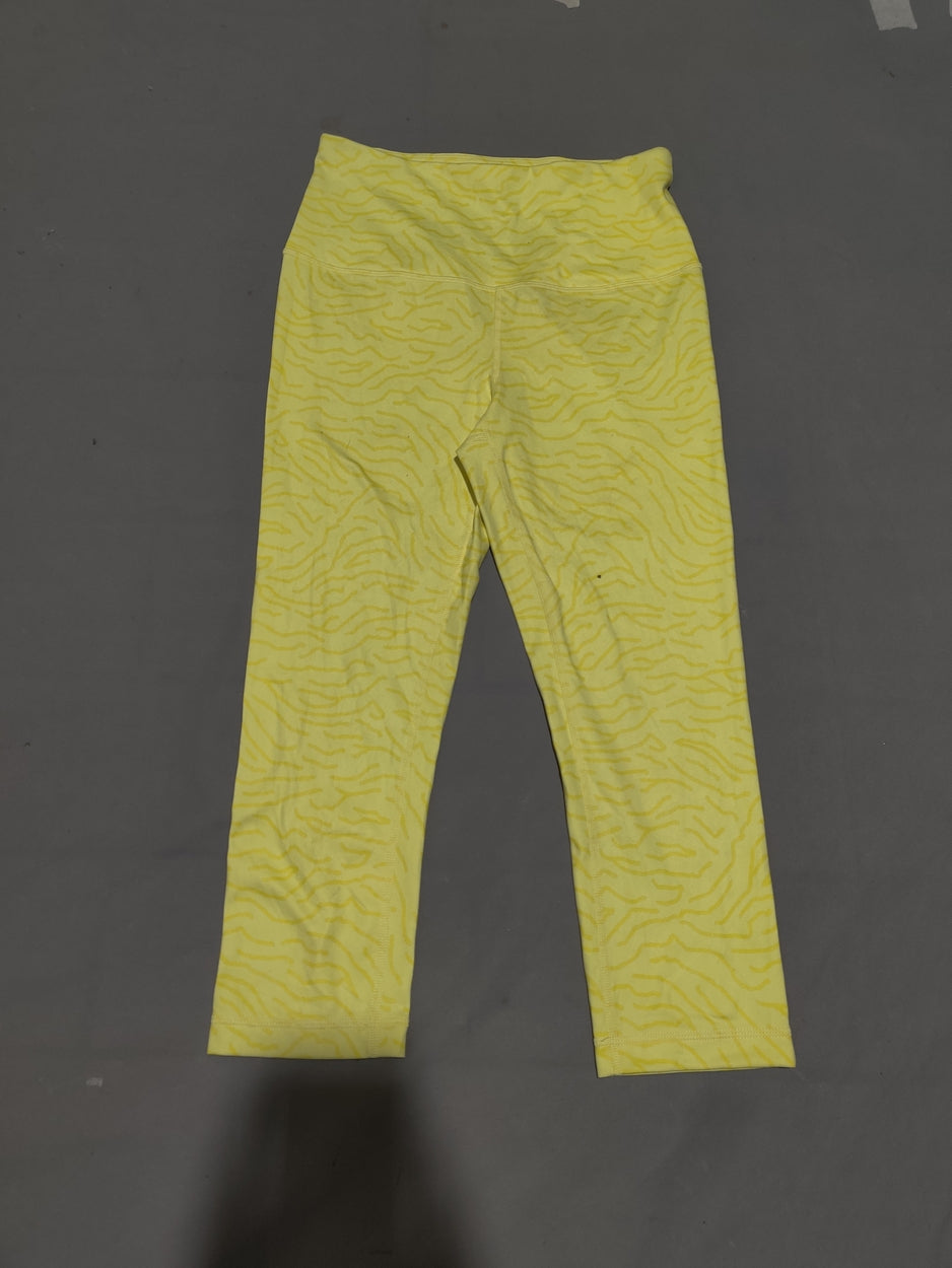 Athletic Works Yellow Sport Tights