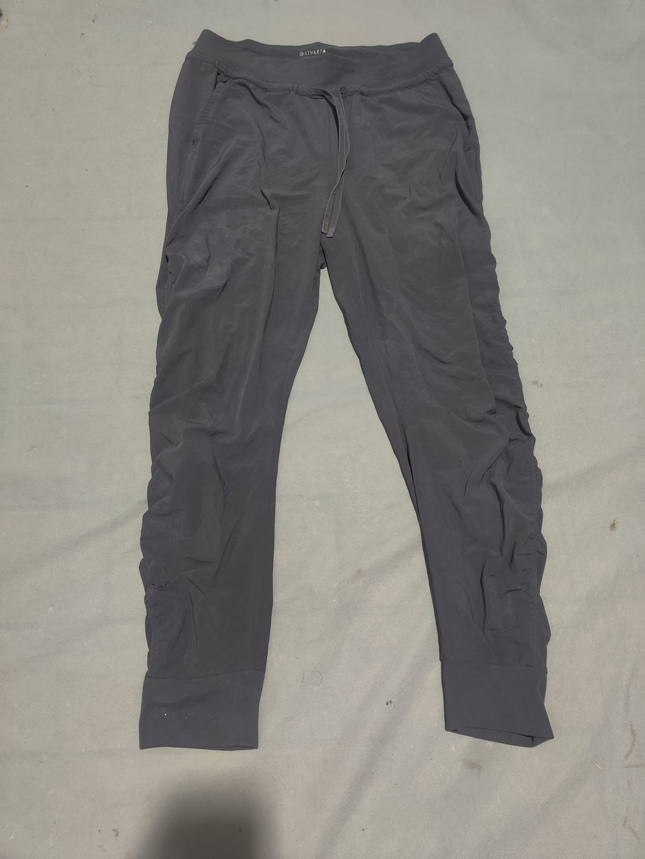 Athleta Women Gray Sport Tights