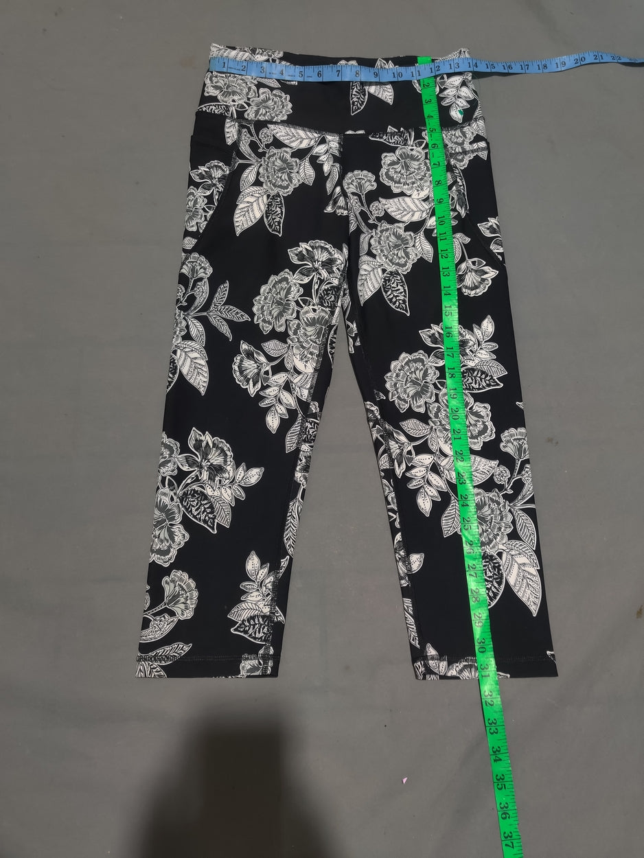 Old Navy Women Black Sport Tights