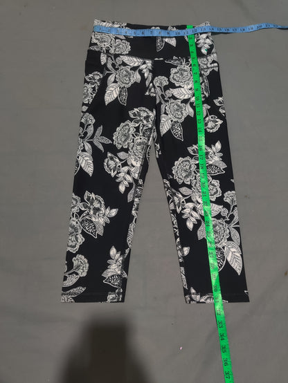 Old Navy Women Black Sport Tights
