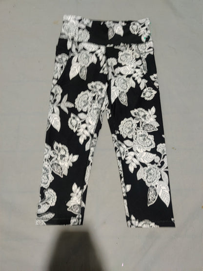 Old Navy Women Black Sport Tights