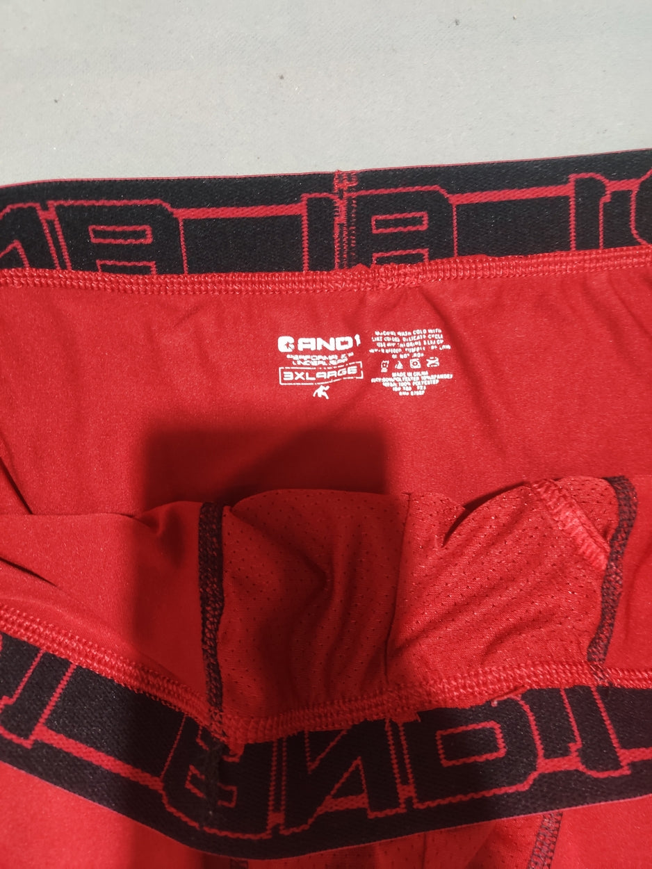 AND1 Men Sport Red Underwear