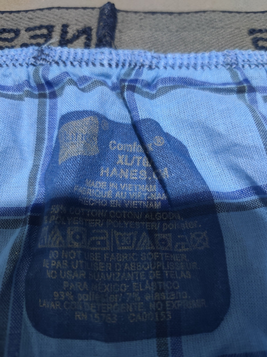 Hanes Men Sport Blue Underwear