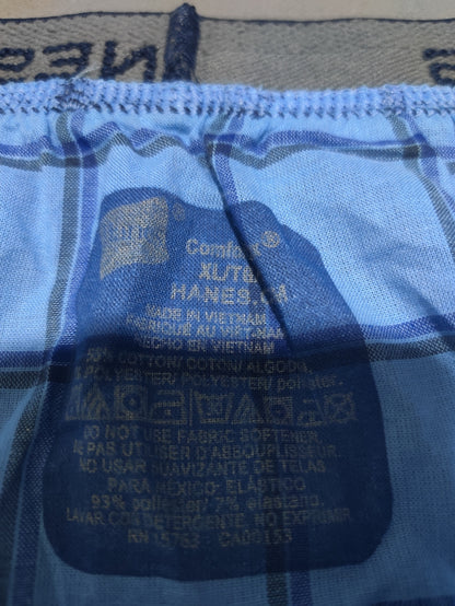Hanes Men Sport Blue Underwear