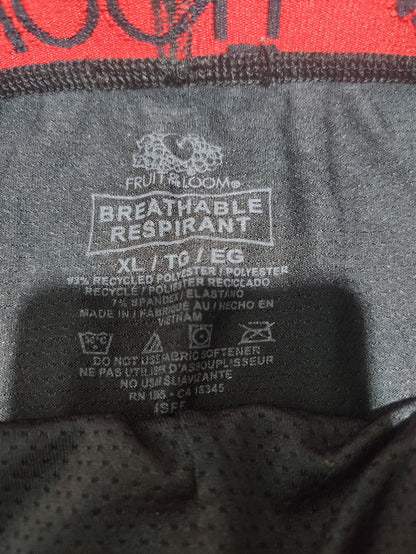 Fruit Of The Loom Men Sport Black Underwear