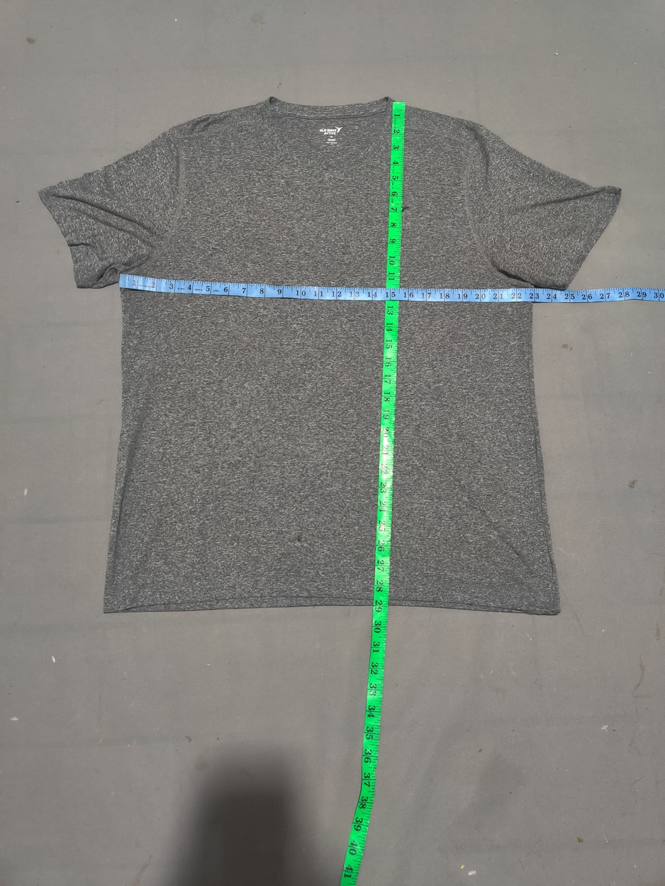 Old Navy Men Sport Gray T Shirt