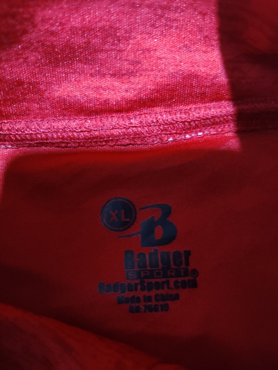 Badger Men Sport Red T Shirt