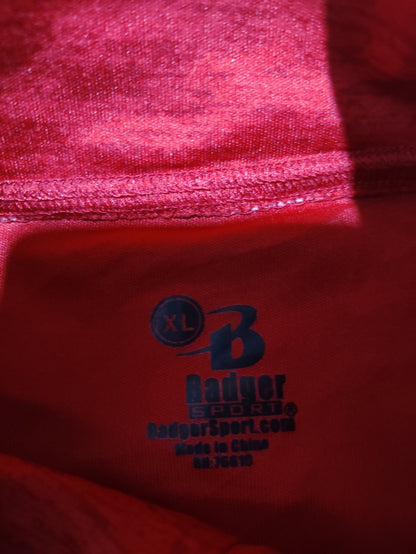 Badger Men Sport Red T Shirt