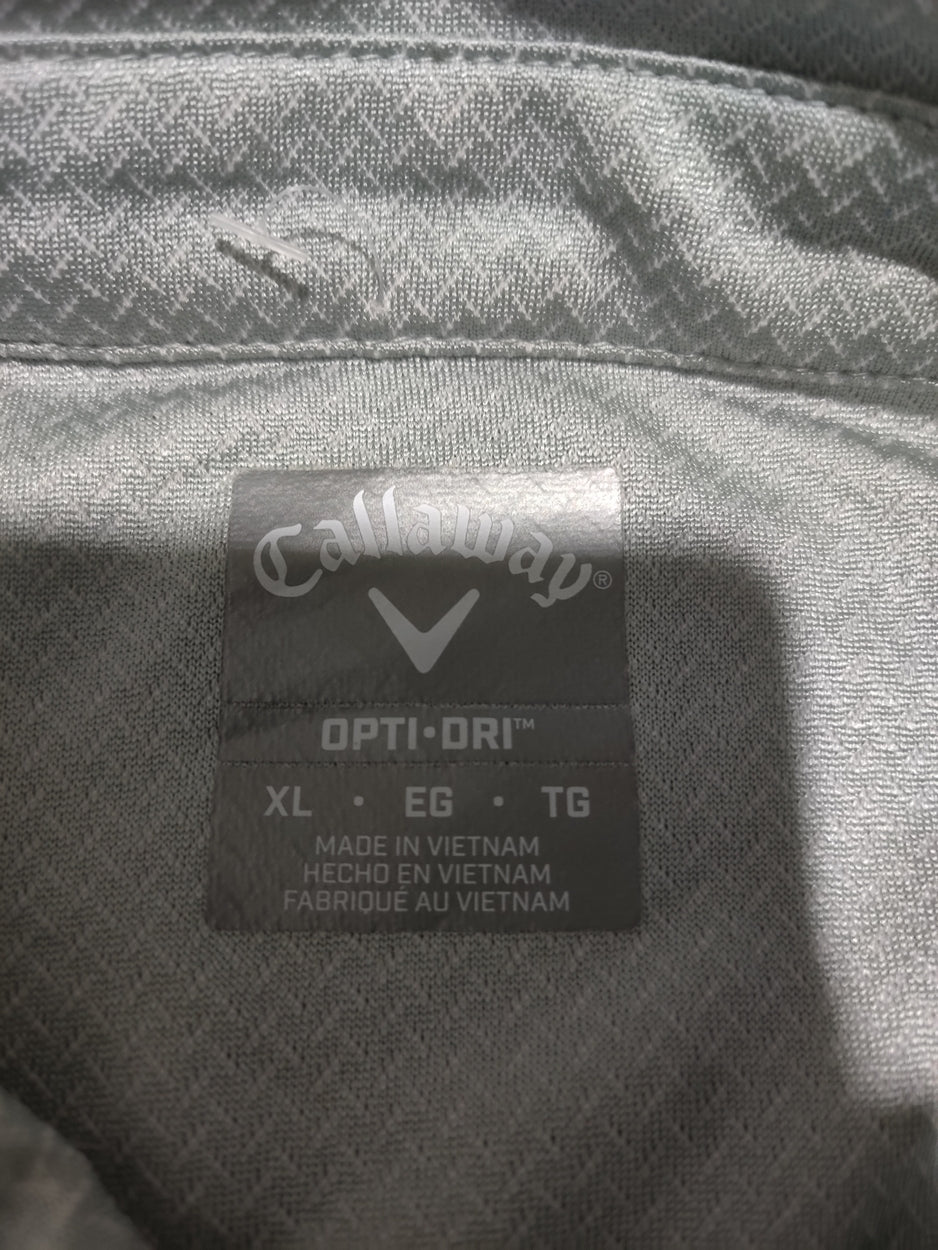 Callaway Men Sport Gray Polo T Shirt