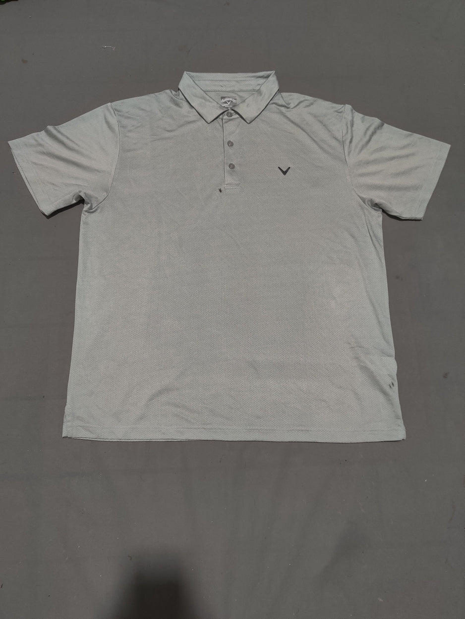 Callaway Men Sport Gray Polo T Shirt