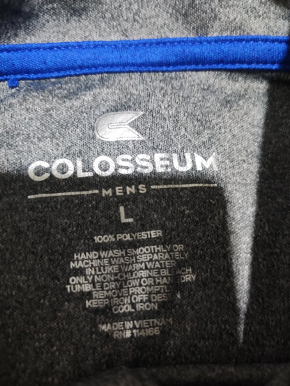 Colosseum Men Sport Gray Polo T Shirt