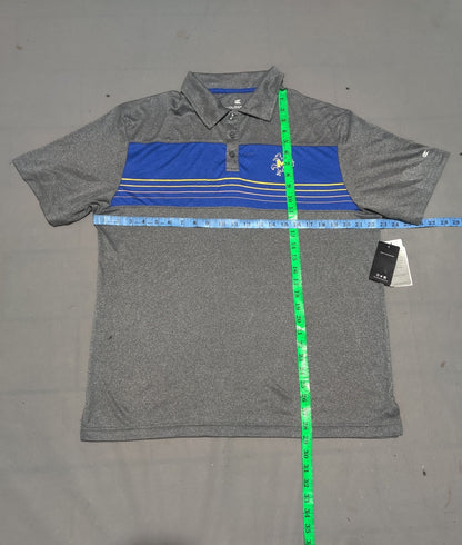 Colosseum Men Sport Gray Polo T Shirt