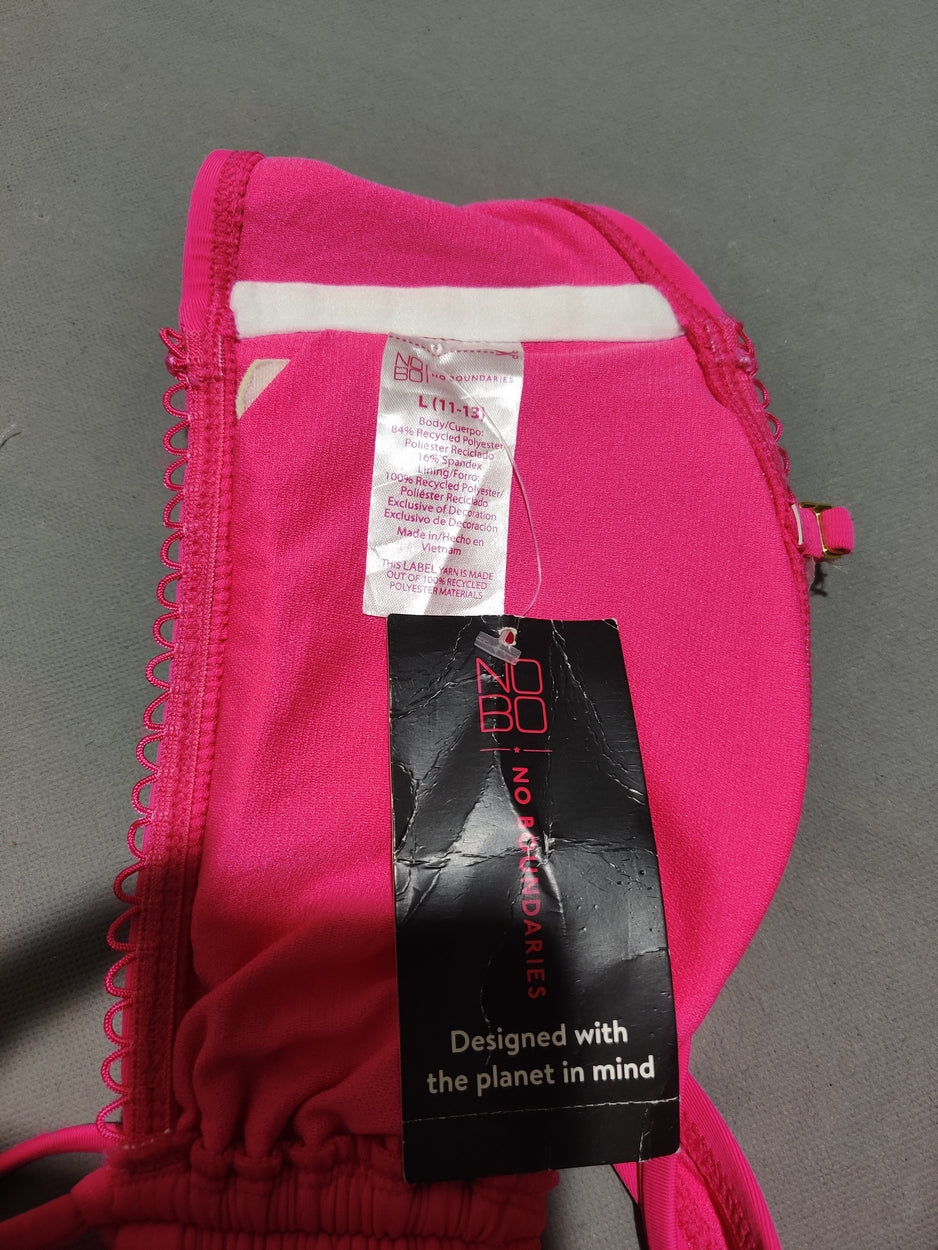 No Boundaries Women Sport Pink Bra