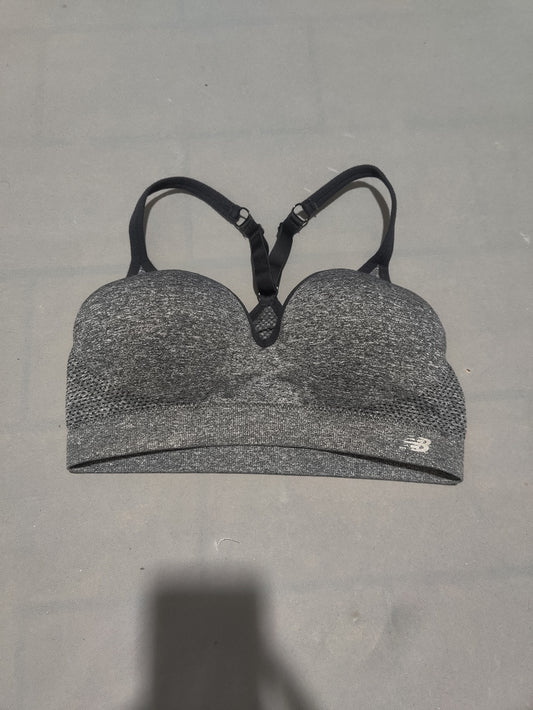 New Balance Women Sport Gray Bra