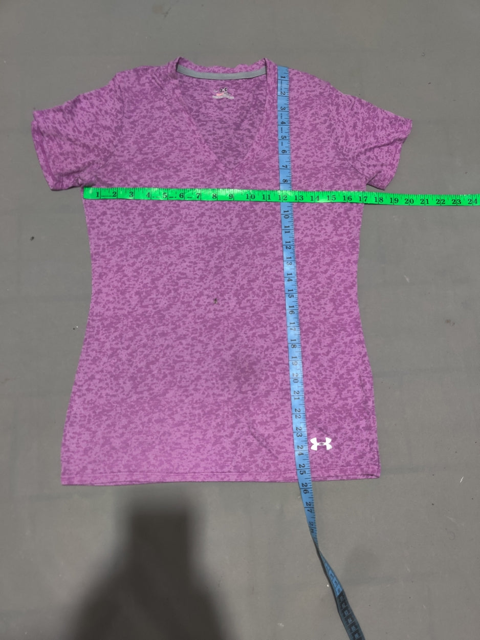 Under Armour Women Sport Purple T Shirt