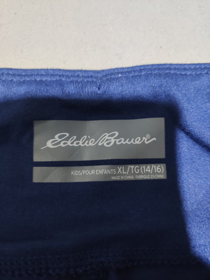 Eddie Bauer Women Blue Sport Tights