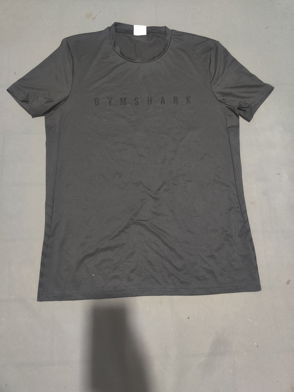 Gym Shark Men Sport Gray T Shirt