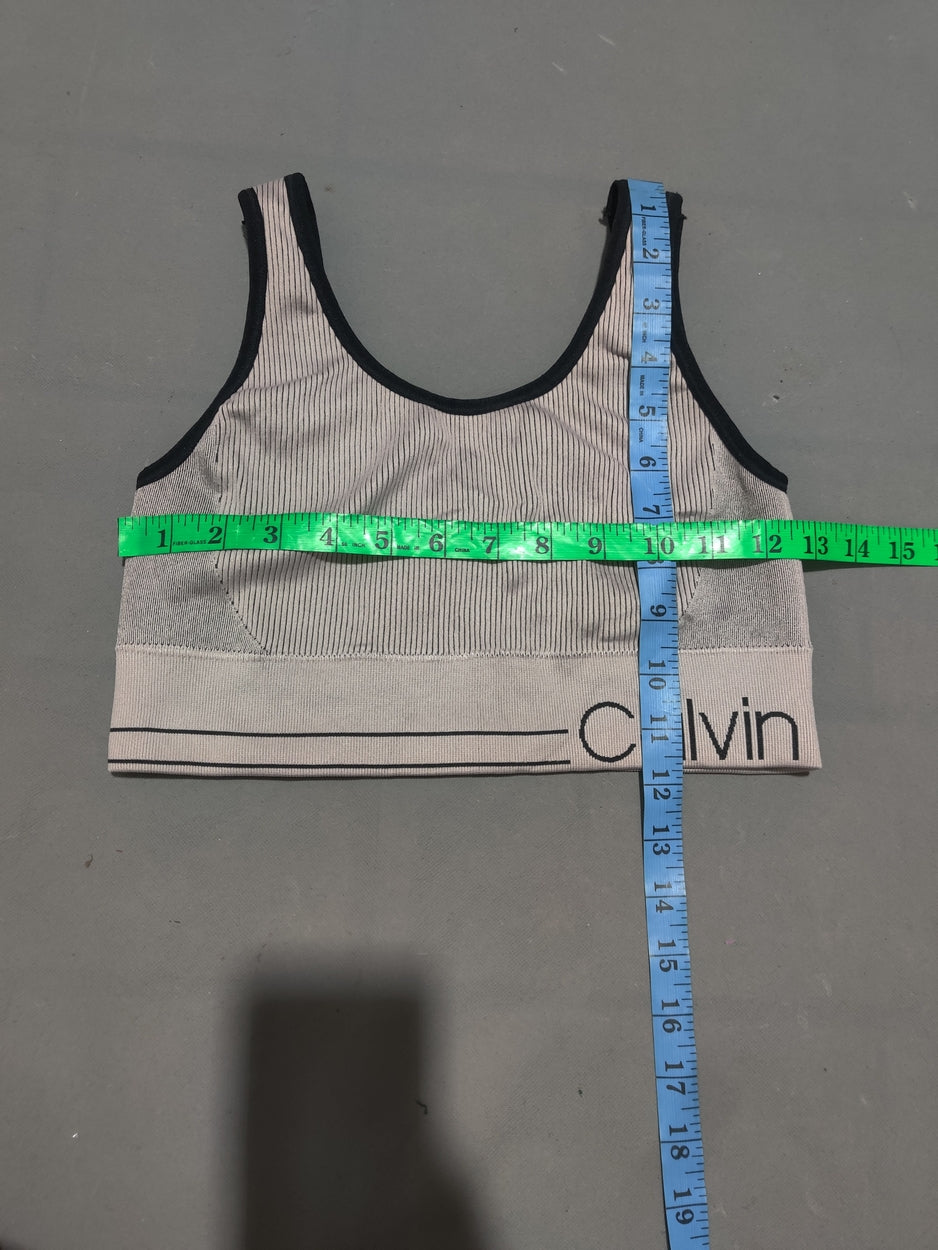 Calvin Klein Women Cream Sport Bra