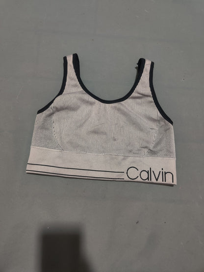 Calvin Klein Women Cream Sport Bra