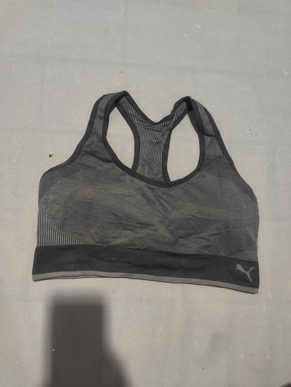 Puma Women Gray Sport Bra