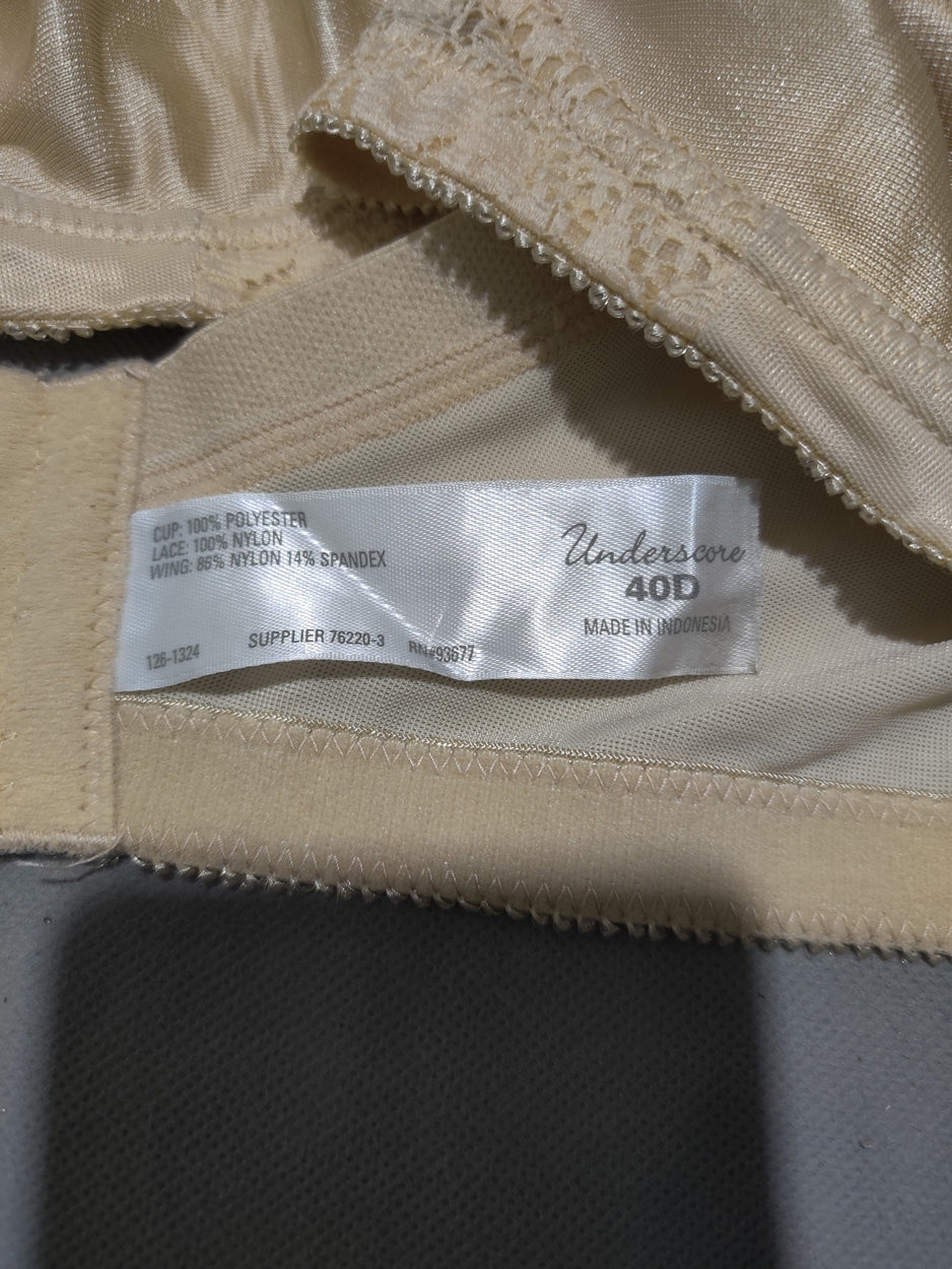 Underscore Women Cream Sport Bra