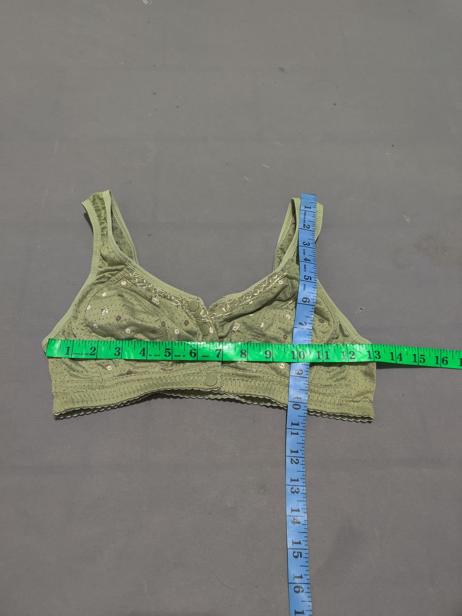Preloved Women Green Sport Bra