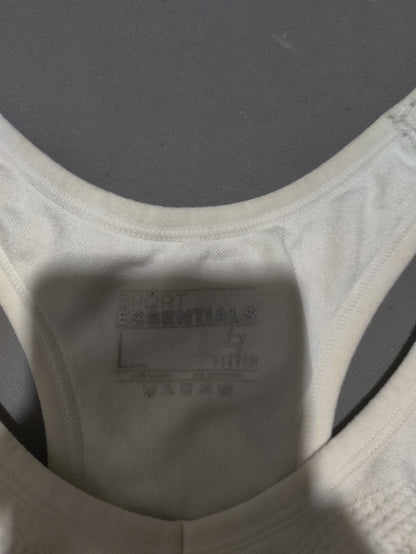 Fittin Essentials Women White Sport Bra
