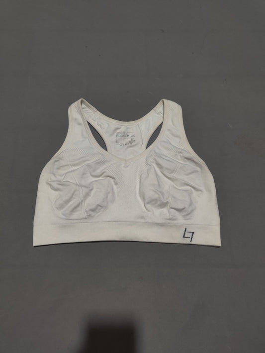 Fittin Essentials Women White Sport Bra