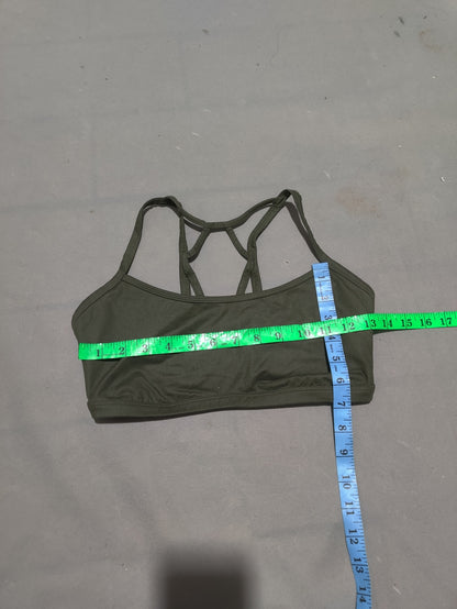 Joy Lab Women Green Sport Bra