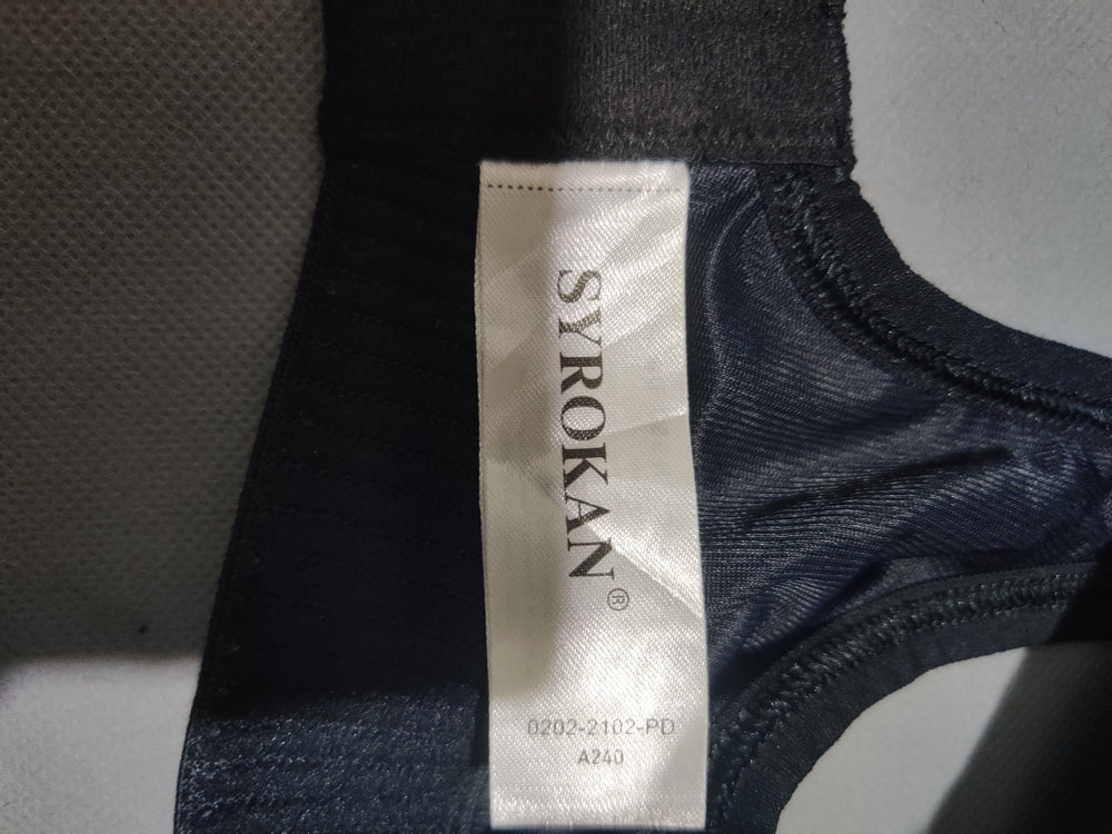 Syrokan Women Black Sport Bra
