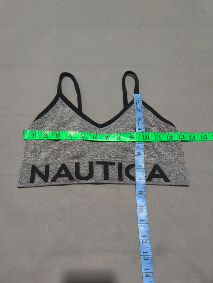 Nautica Women Gray Sport Bra