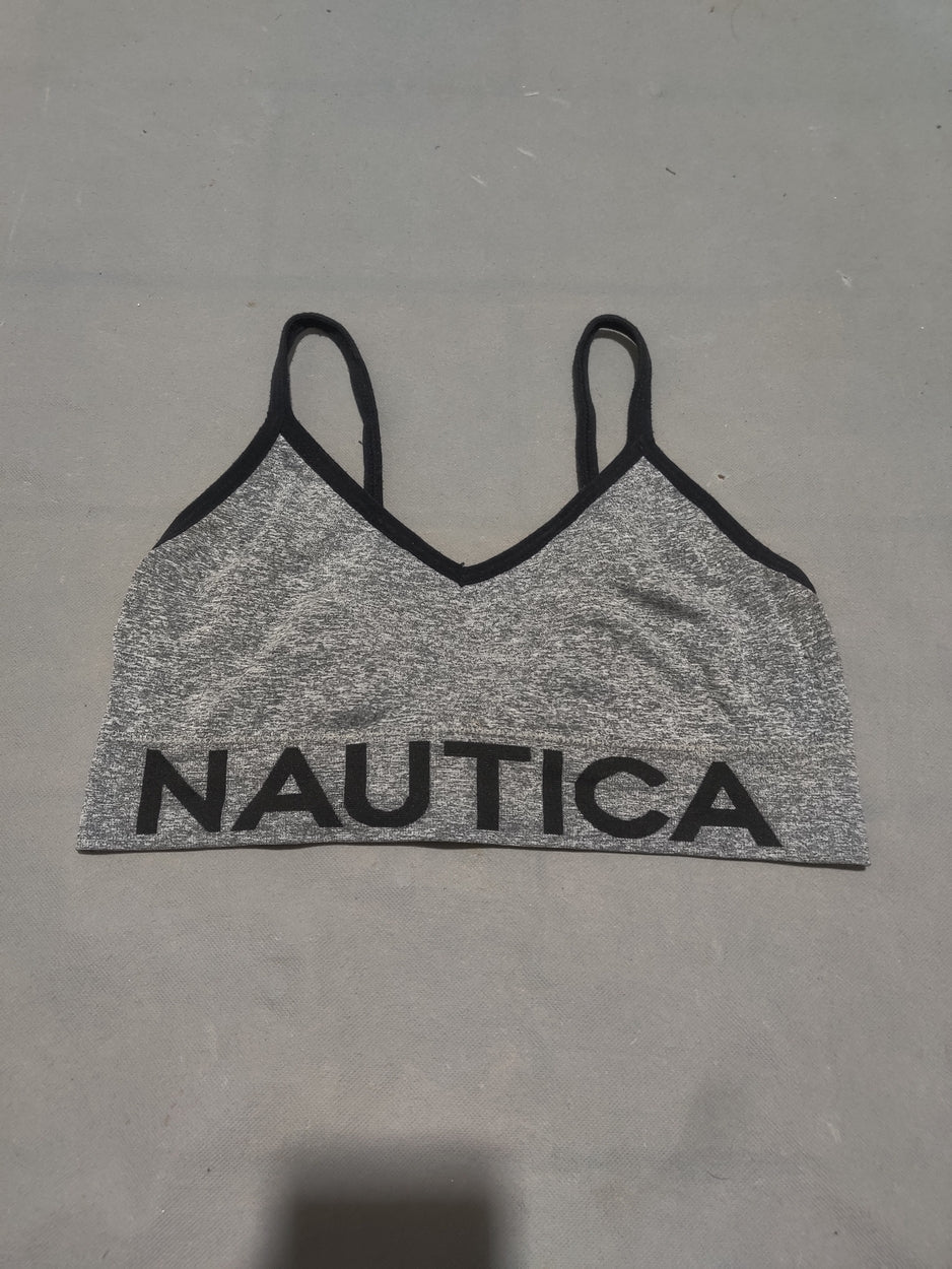 Nautica Women Gray Sport Bra